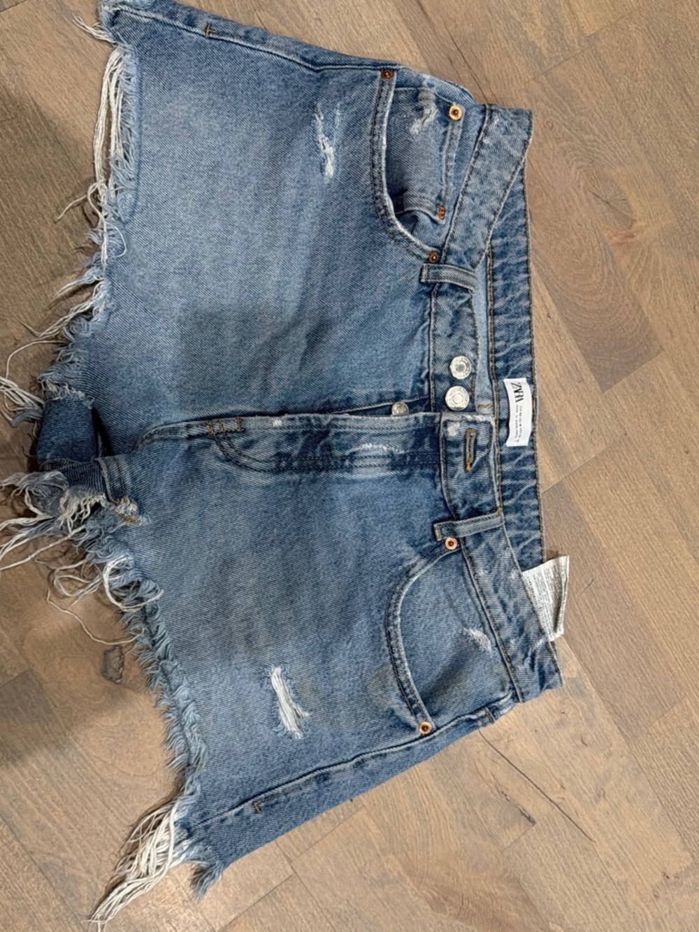 Denim shorts